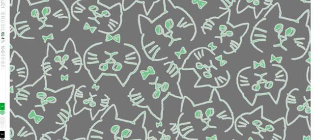 可爱猫咪图案面料印花 服装印花设计素材推荐