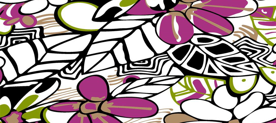 时尚花卉面料印花素材,打造独特服装印花设计