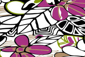 时尚花卉面料印花素材，打造独特服装印花设计