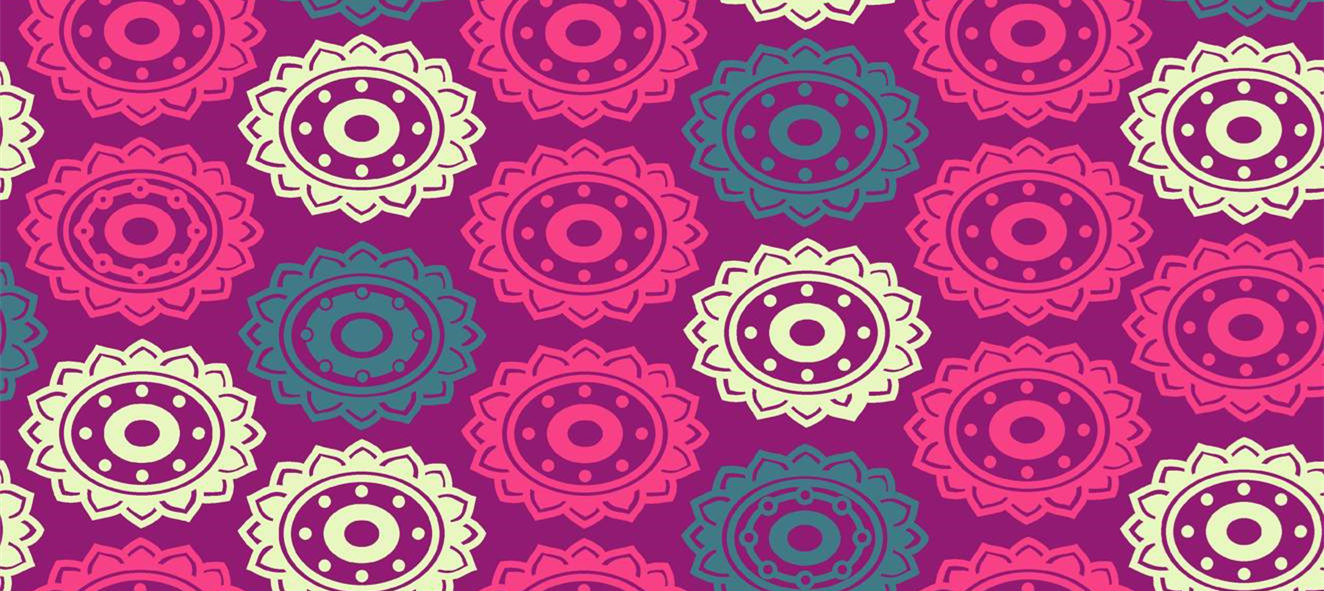 复古民族风面料印花图案 时尚服装印花设计素材