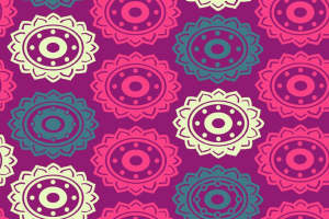 复古民族风面料印花图案 时尚服装印花设计素材