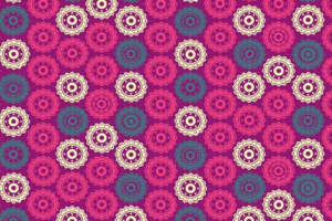 复古民族风面料印花素材 适合服装设计的圆形花型