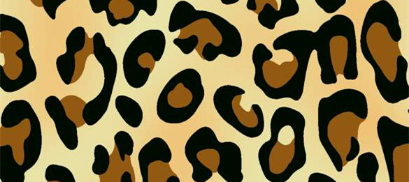 经典豹纹面料印花素材 适用于服装印花设计