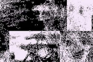 复古拼贴纹理面料印花素材，适用于创意服装印花设计