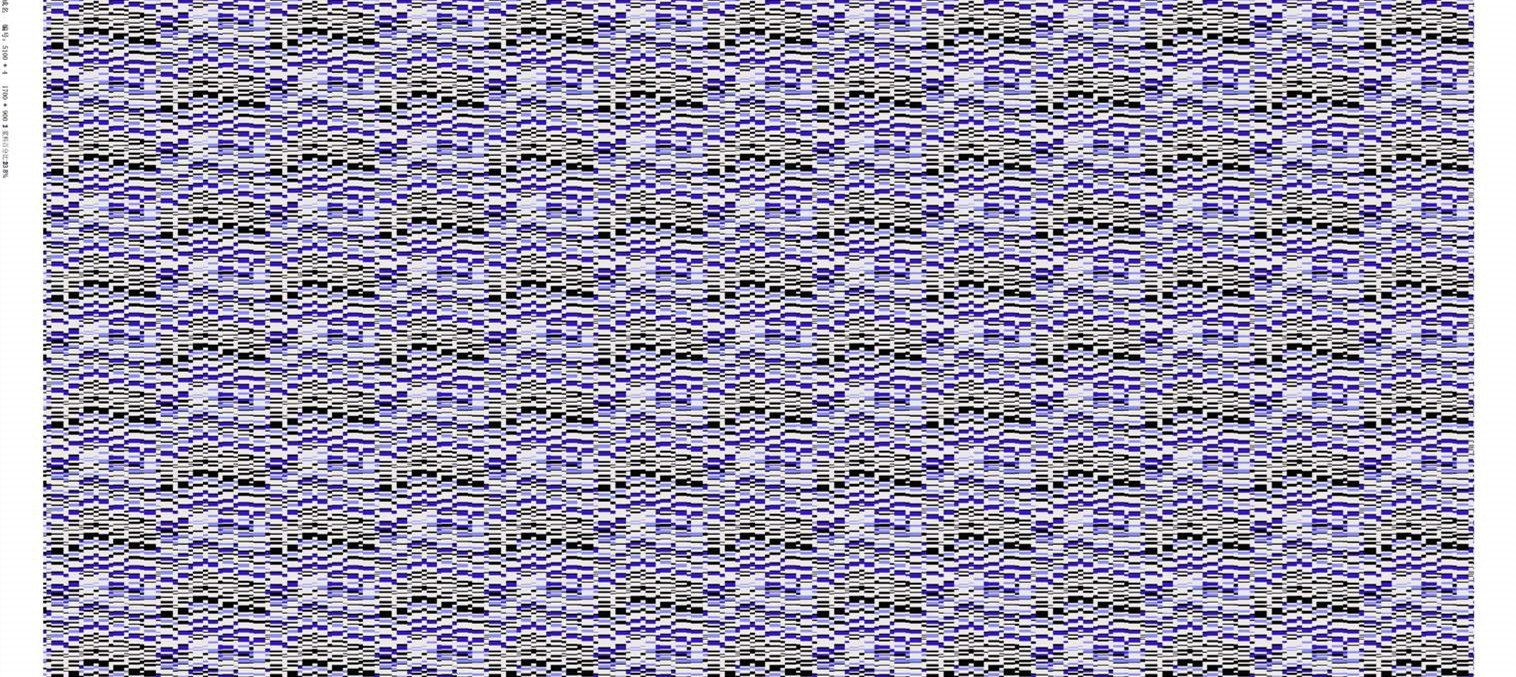 蓝白几何条纹面料印花设计素材