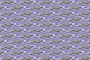 蓝白几何条纹面料印花设计素材