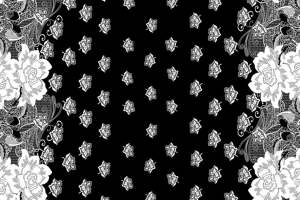 复古蕾丝花卉服装印花素材，优雅设计适用于多种面料