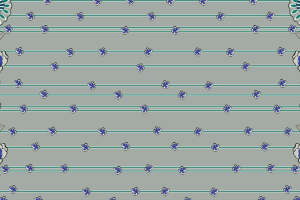 复古花卉条纹面料印花素材 服装印花设计灵感