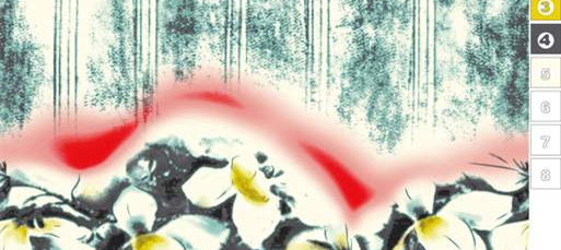 新中式水墨风面料印花素材 高端服装印花设计灵感