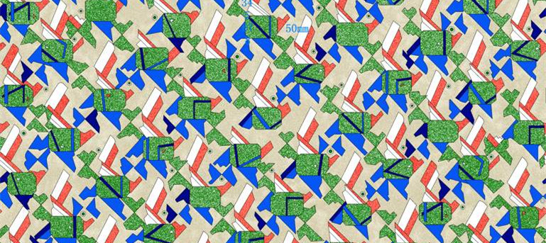 时尚几何风面料印花素材,打造独特服装印花设计