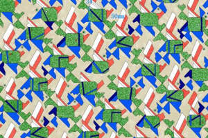 时尚几何风面料印花素材，打造独特服装印花设计