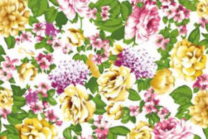 复古花卉面料印花 浪漫风服装印花素材推荐