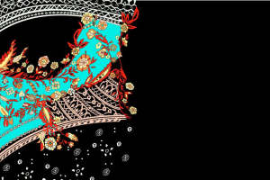 复古民族风服装印花素材 精美花卉纹样设计