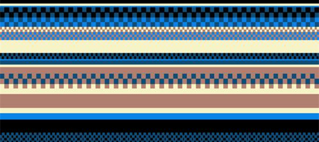 复古民族风几何条纹面料印花素材,适用于服装印花设计