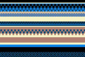 复古几何条纹面料印花素材 创意服装印花设计灵感