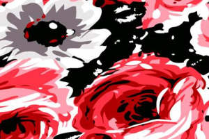 时尚花卉面料印花素材 艺术感服装印花设计