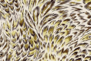 复古豹纹羽毛纹理面料印花设计素材