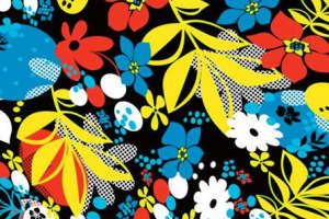 时尚花卉面料印花 服装印花设计素材推荐