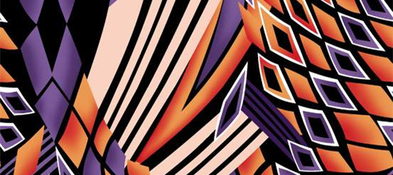 时尚几何纹理面料印花素材 服装印花设计灵感