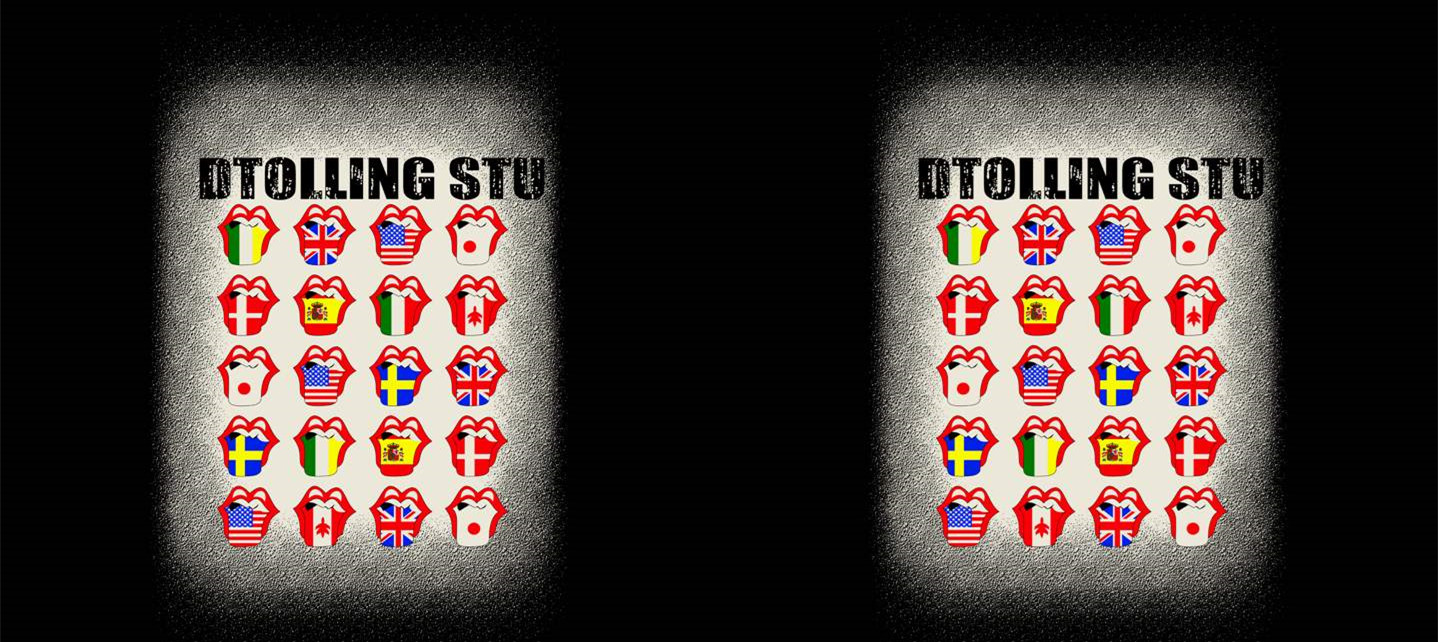 国际潮流国旗嘴唇面料印花素材,时尚服装印花首选