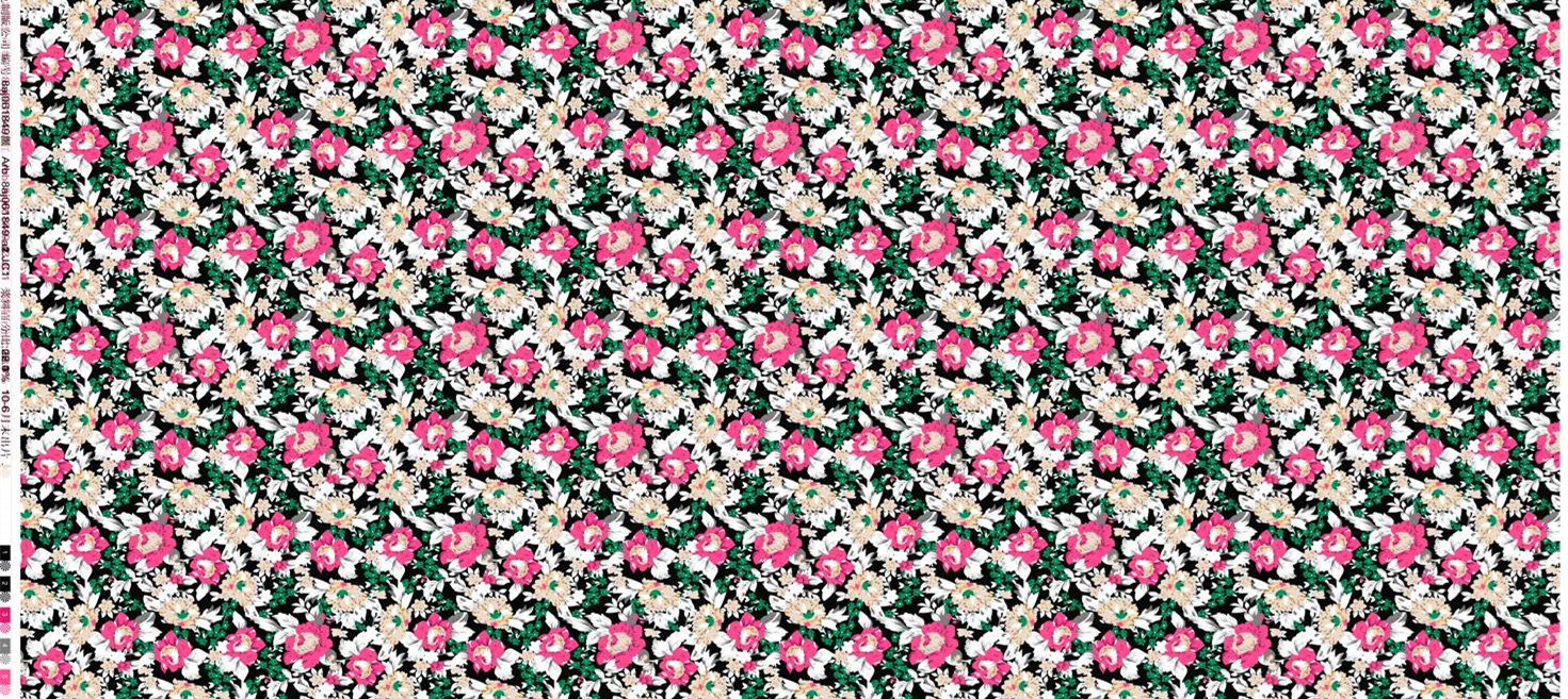 复古碎花面料印花素材 适合服装设计的浪漫花卉图案