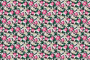 复古碎花面料印花素材 适合服装设计的浪漫花卉图案