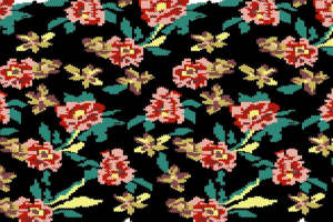 复古花卉面料印花素材 时尚服装印花设计灵感