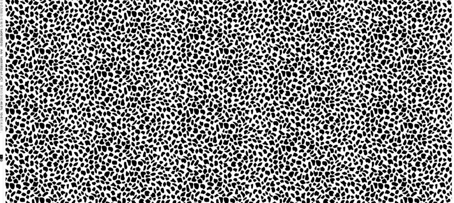 经典黑白斑点面料印花素材 时尚服装印花设计灵感