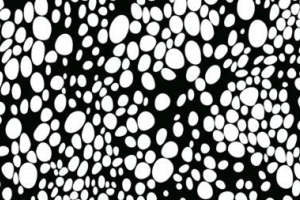 现代简约黑白椭圆纹理面料印花素材