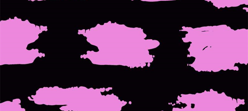 时尚粉色抽象面料印花图案,适用于服装印花设计