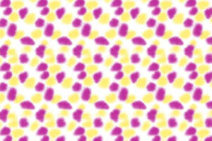 创意紫黄波点面料印花素材，专为服装印花设计打造