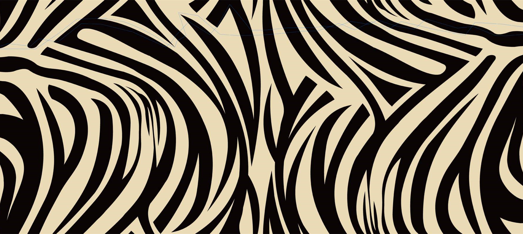 时尚斑马纹面料印花素材,适用于服装设计的经典图案