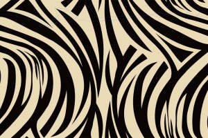 时尚斑马纹面料印花素材，适用于服装设计的经典图案