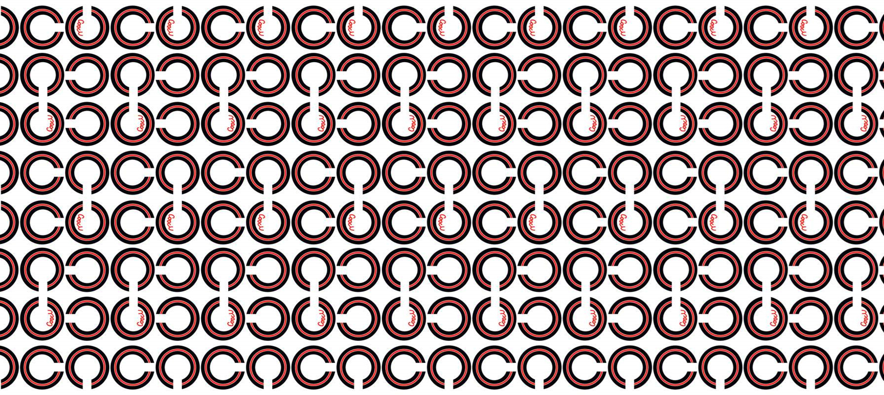 时尚几何圆环面料印花素材 潮流服装印花设计