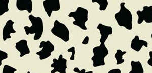 经典奶牛纹面料印花，适用于潮流服装印花设计