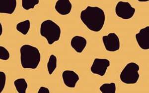 复古豹纹面料印花素材 适用于服装设计的经典花型