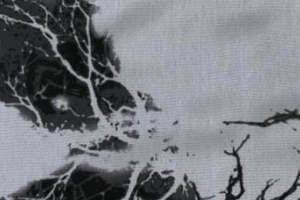 新中式水墨风面料印花 服装印花设计素材