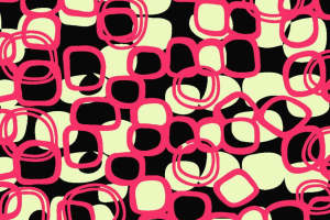 手绘几何风面料印花素材，打造个性服装印花设计