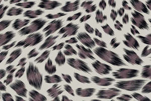 手绘质感豹纹面料印花素材，赋能服装印花设计
