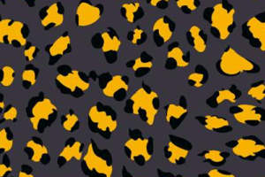 时尚豹纹面料印花素材，打造个性服装印花设计