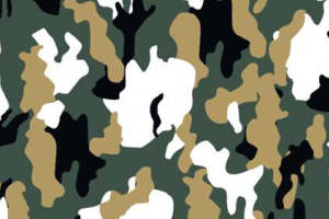 经典迷彩面料印花素材，适用于户外服装与潮流设计