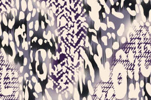 抽象紫黑渐变蛇纹面料印花素材
