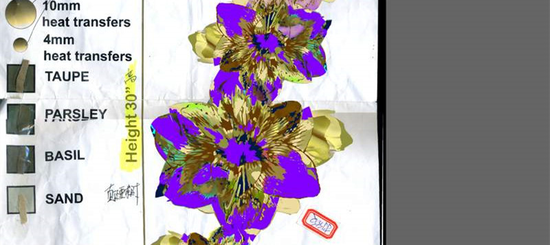 复古花卉面料印花素材 高端服装印花设计灵感