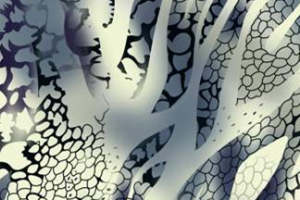 现代抽象纹理服装印花素材，独特设计感