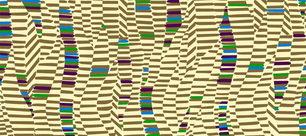 复古几何条纹面料印花素材