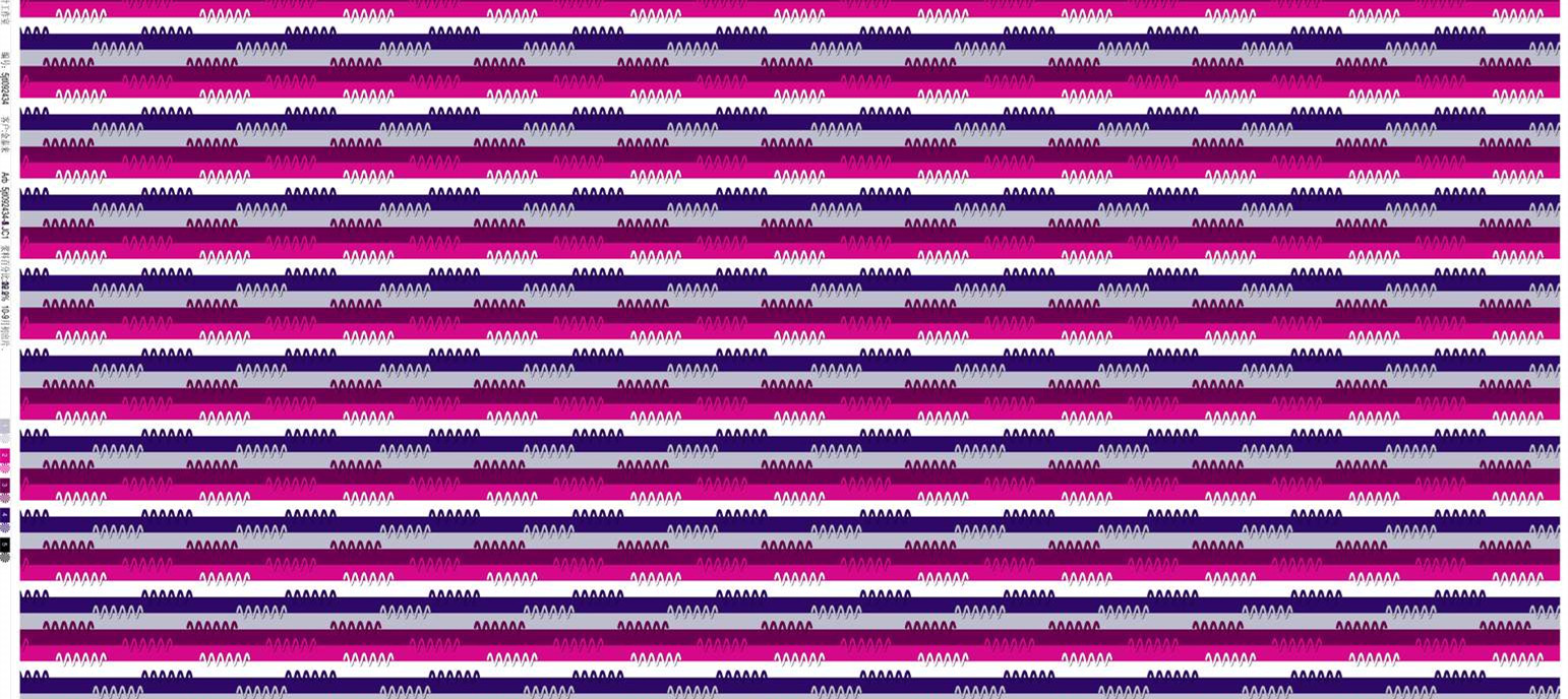 紫粉渐变条纹面料印花设计素材,时尚服装印花首选