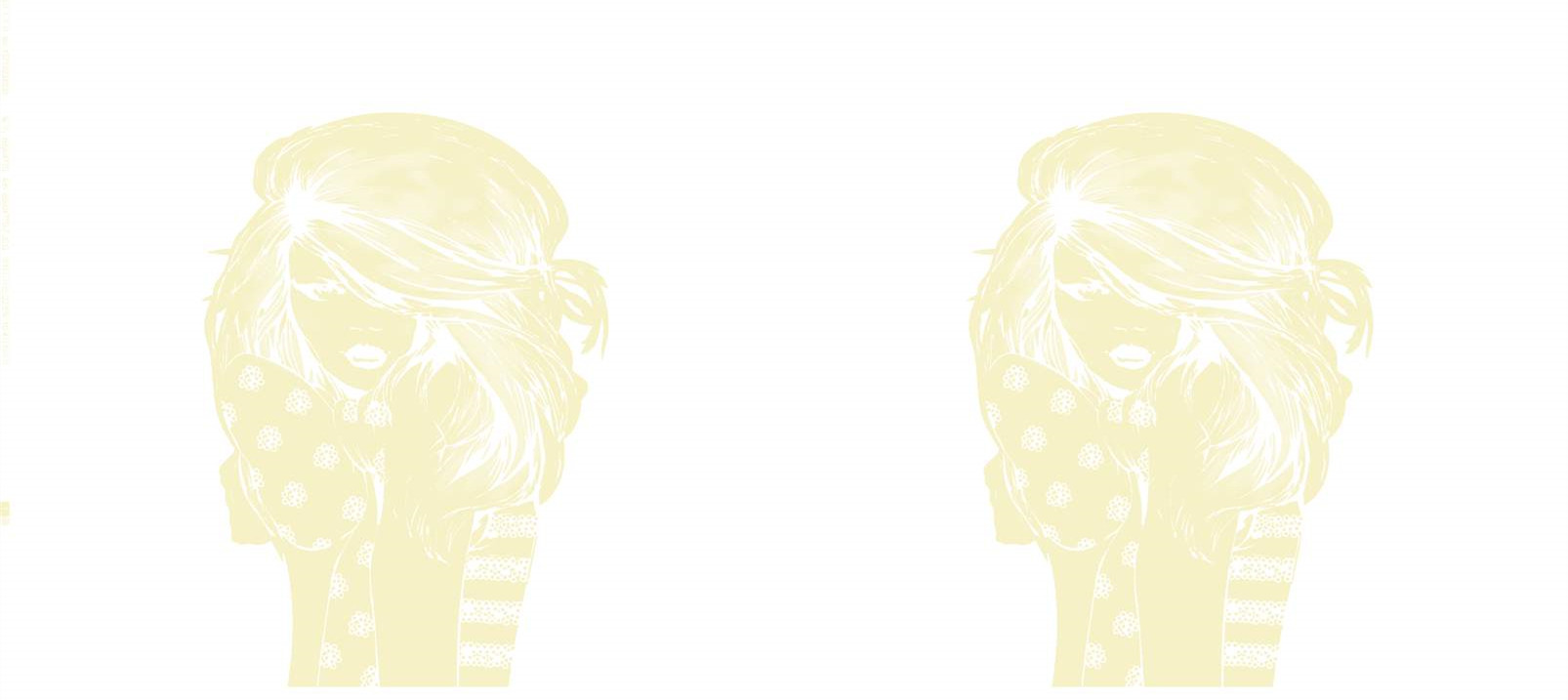 复古波点与条纹融合的面料印花设计素材