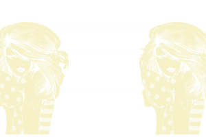 复古波点与条纹融合的面料印花设计素材