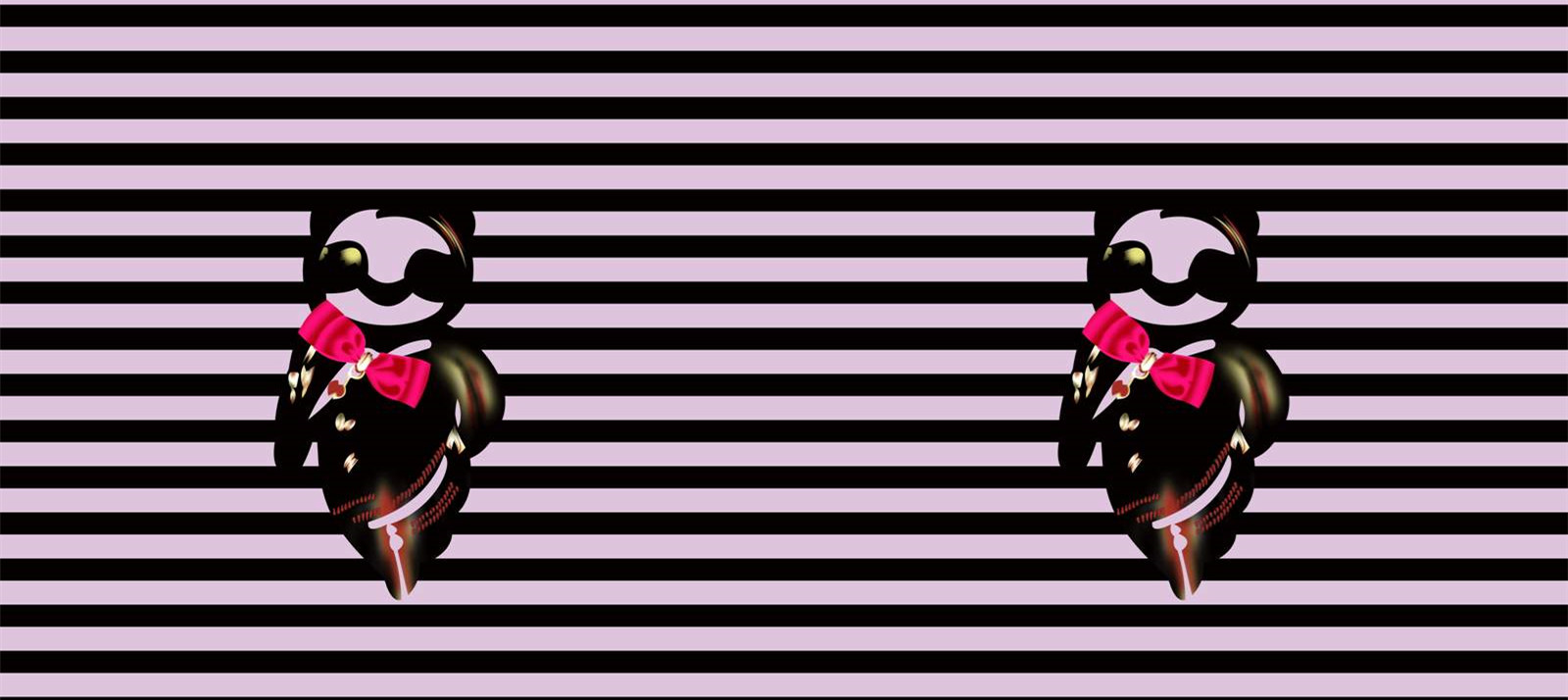 可爱卡通条纹面料印花,时尚服装印花素材推荐