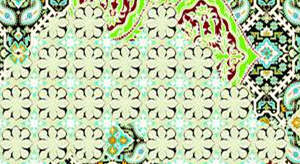 复古民族风面料印花素材 适合连衣裙与衬衫